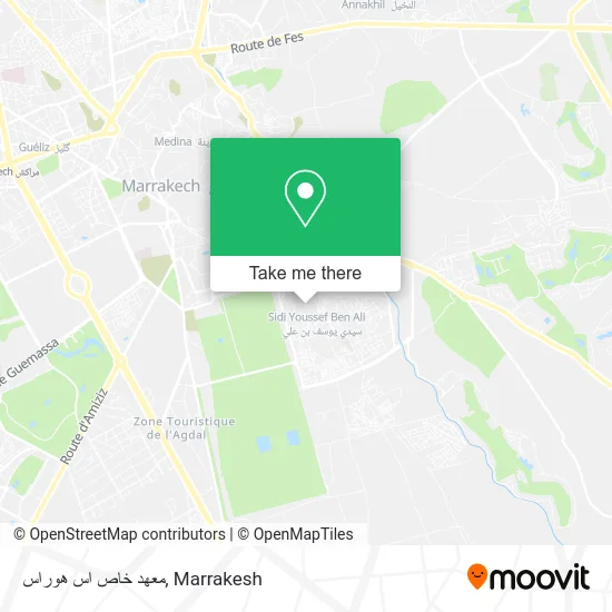 معهد خاص اس هوراس map