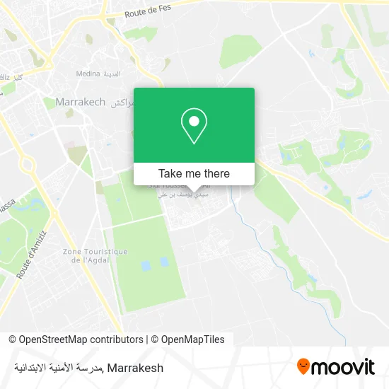 مدرسة الأمنية الابتدائية plan