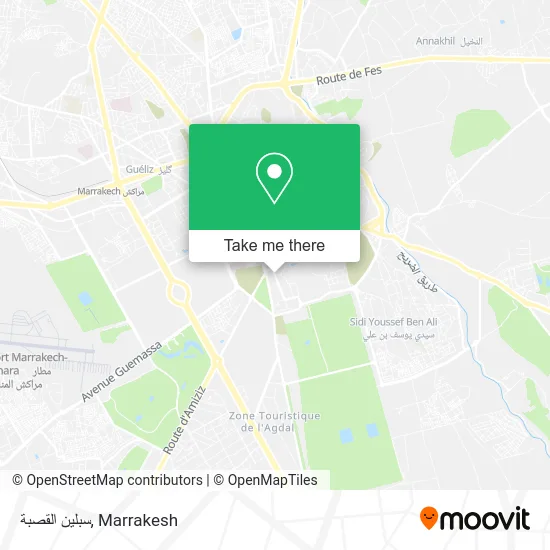 سبلين القصبة map