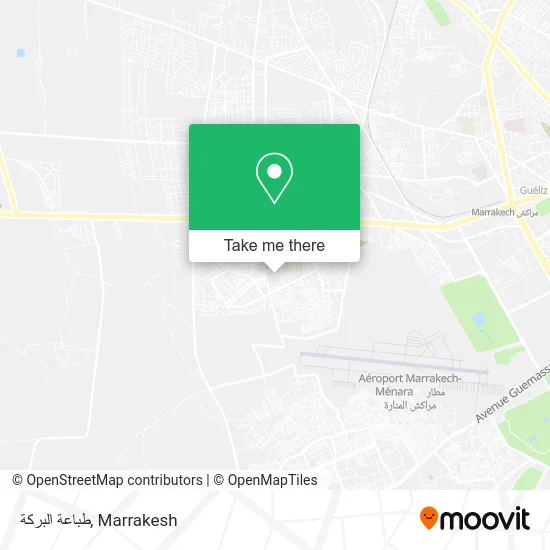 طباعة البركة map