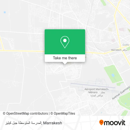 المدرسة المتوسطة جبل كيليز plan