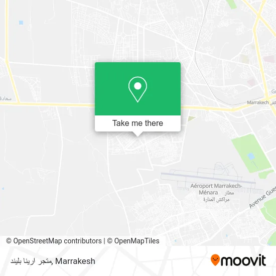 متجر ارينا بليند map