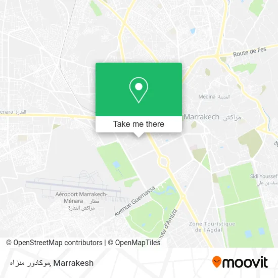 موكادور منزاه map