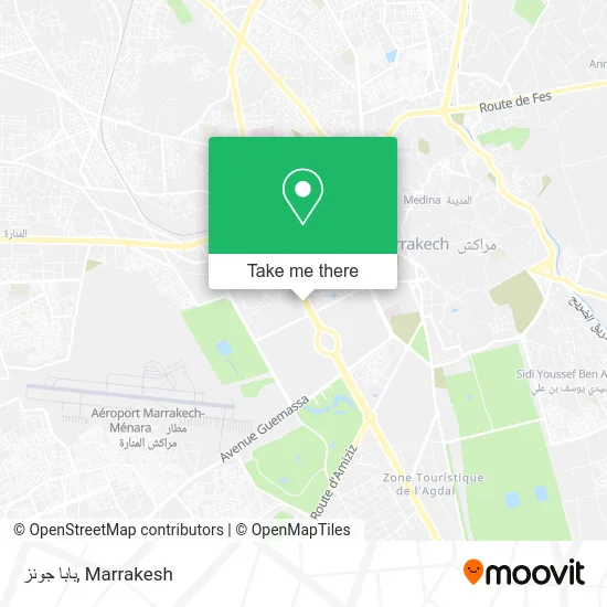 بابا جونز map