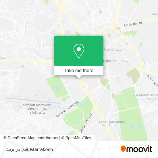 فندق بار بويت map