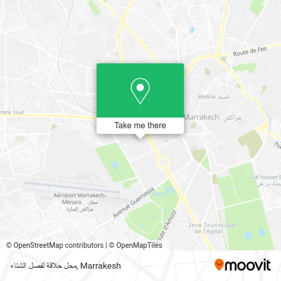 محل حلاقة لفصل الشتاء map