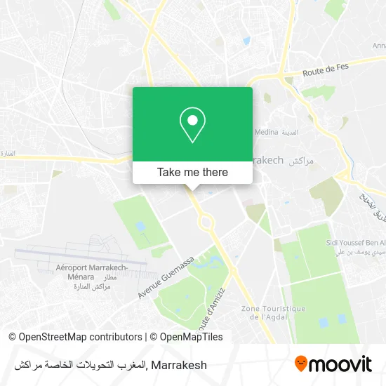 المغرب التحويلات الخاصة مراكش plan