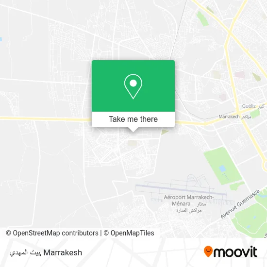 بيت المهدي map