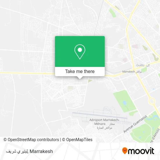 ليتيري شريف map