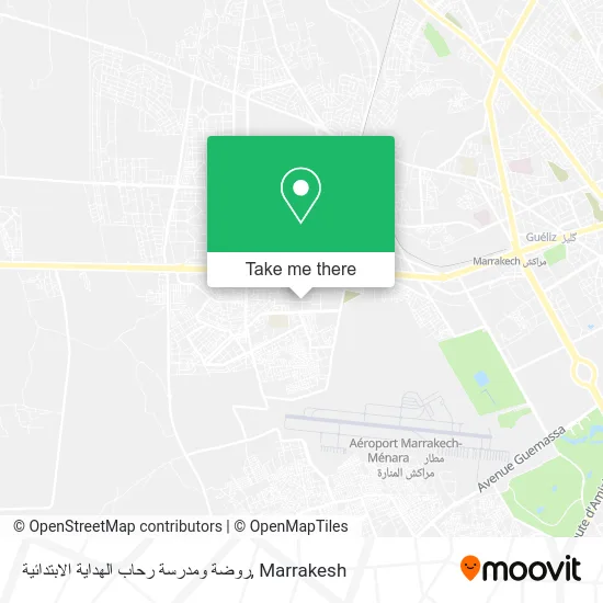 روضة ومدرسة رحاب الهداية الابتدائية map