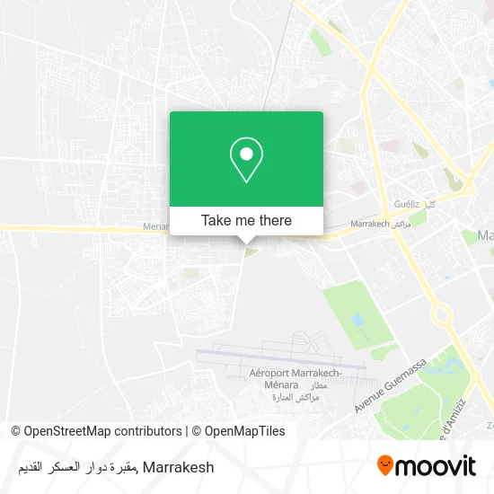 مقبرة دوار العسكر القديم map