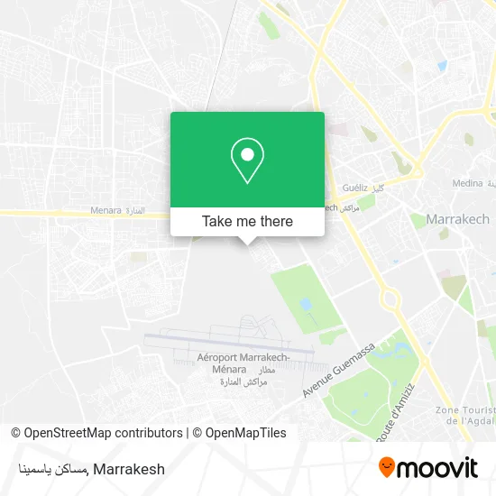 مساكن ياسمينا map