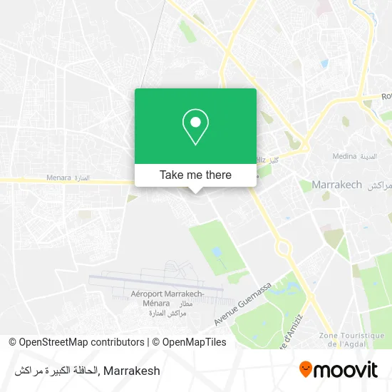 الحافلة الكبيرة مراكش plan