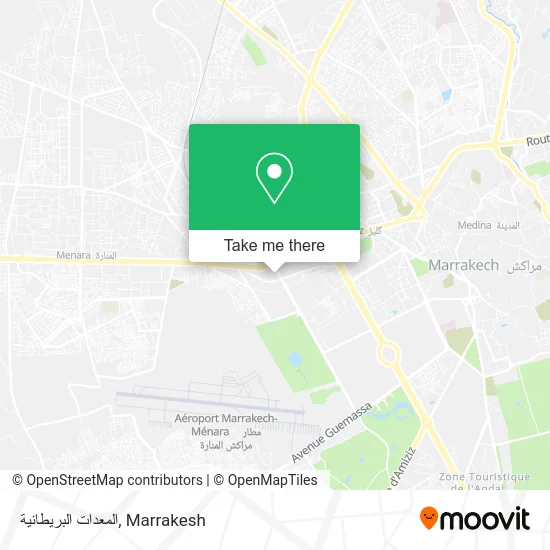المعدات البريطانية map