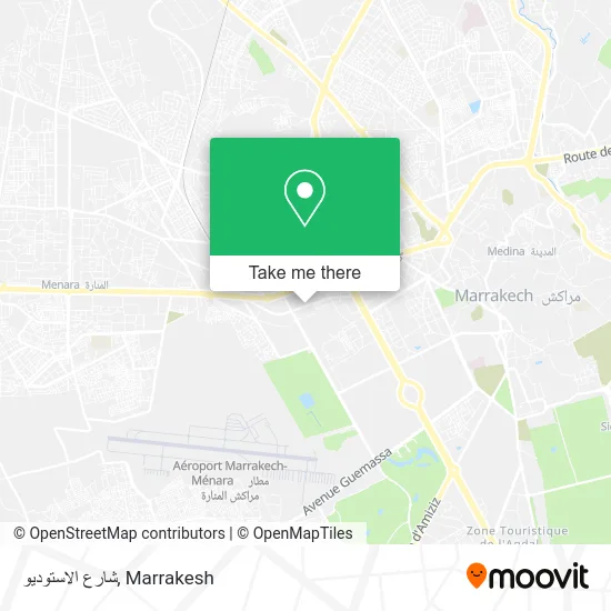 شارع الاستوديو map