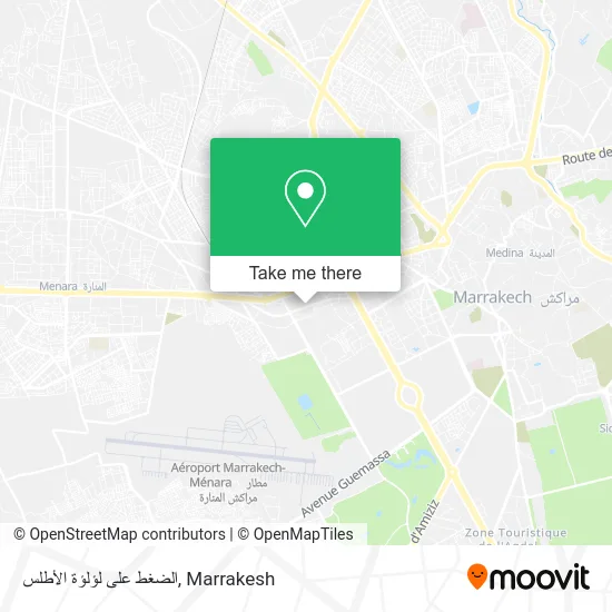 الضغط على لؤلؤة الأطلس map