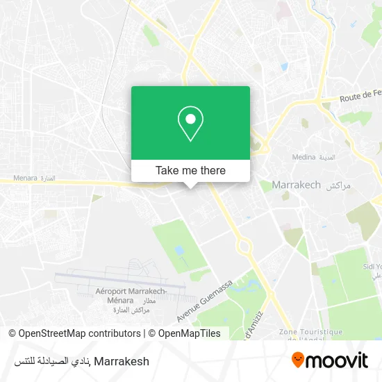 نادي الصيادلة للتنس plan