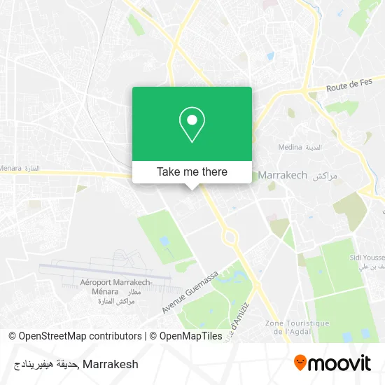 حديقة هيفيرينادج map