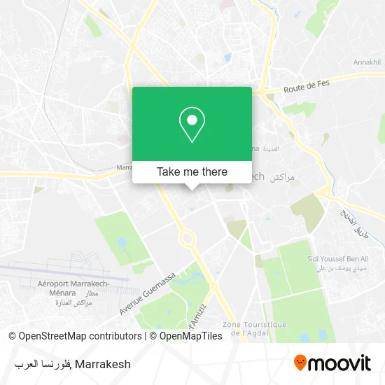 فلورنسا العرب map