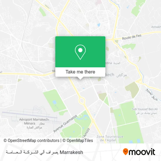 صراف آلي الشــركــة الــعـــامــة map