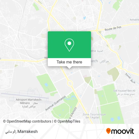 الوسابي map