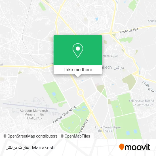 عقارات مراكش map