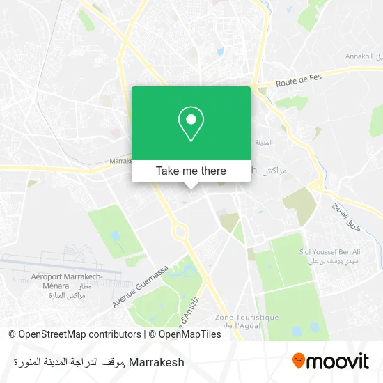 موقف الدراجة المدينة المنورة map