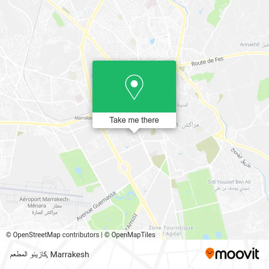 كازينو المطعم plan