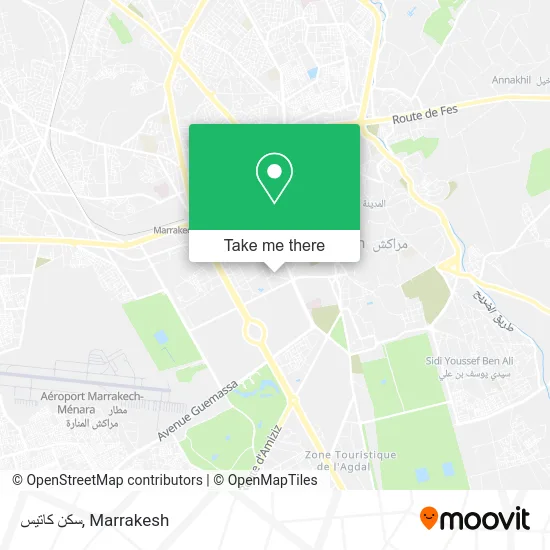 سكن كاتيس map
