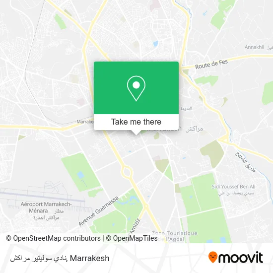 نادي سوليتير مراكش plan