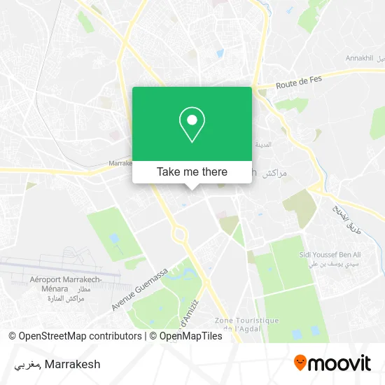 مغربي map