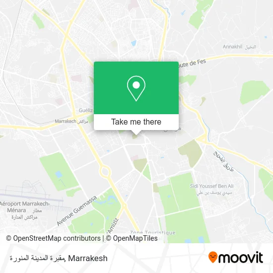 مقبرة المدينة المنورة map