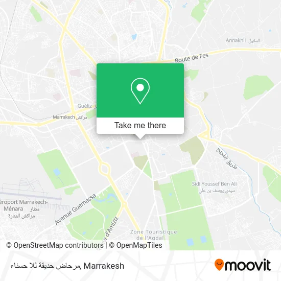 مرحاض حديقة للا حسناء plan