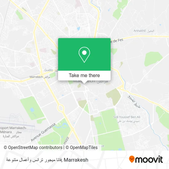 فانا ميجور ترانس وأعمال متنوعة map
