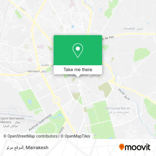 الموقع موتو map