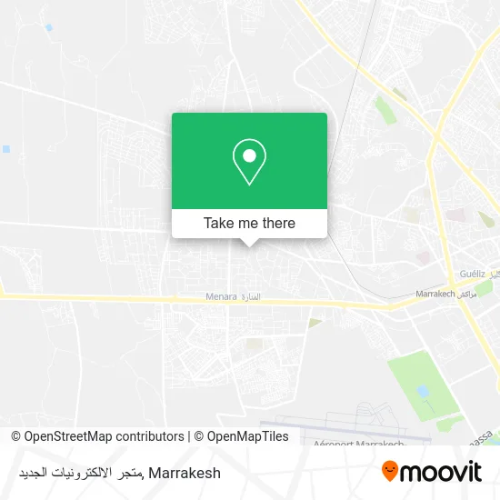 متجر الالكترونيات الجديد map