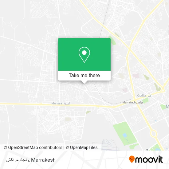 ونجاد مراكش plan