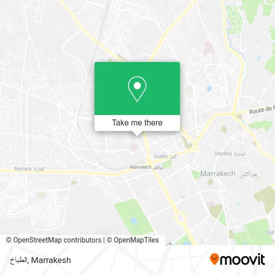 الطباخ map