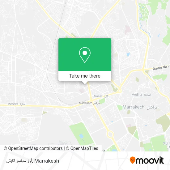 أوزسباماراكيش map