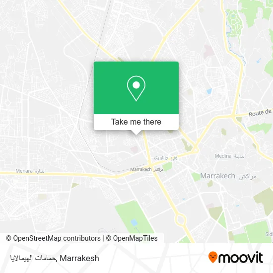 حمامات الهيمالايا map