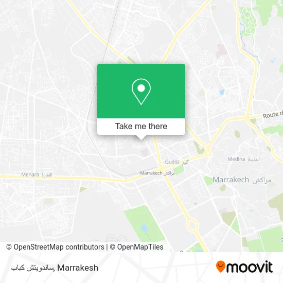 ساندويتش كباب map