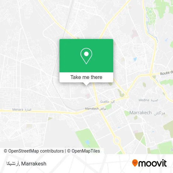 أرتشيكا map