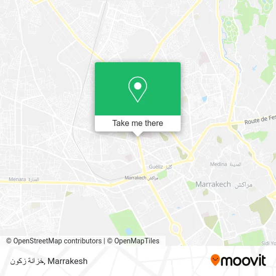 خزانة زكون map