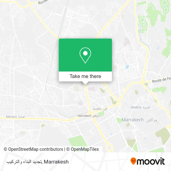 تجديد البناء والتركيب map