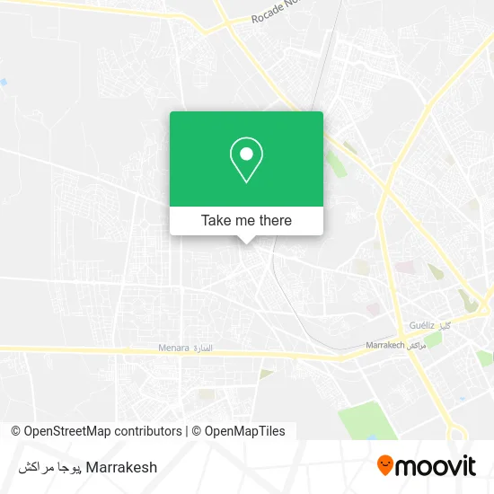 يوجا مراكش map