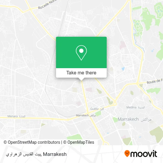 بيت القديس الزهراوي map