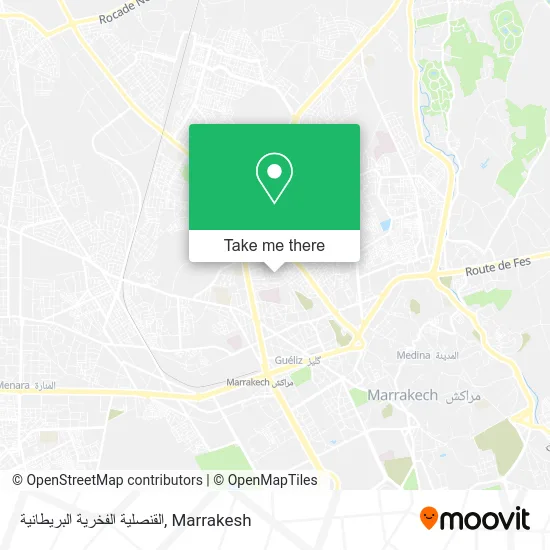 القنصلية الفخرية البريطانية plan