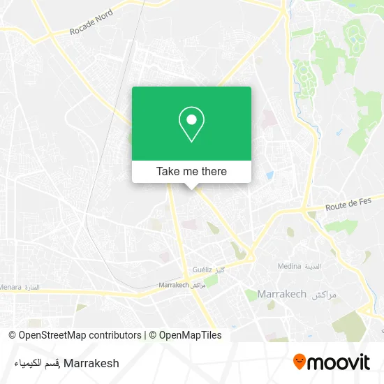 قسم الكيمياء map