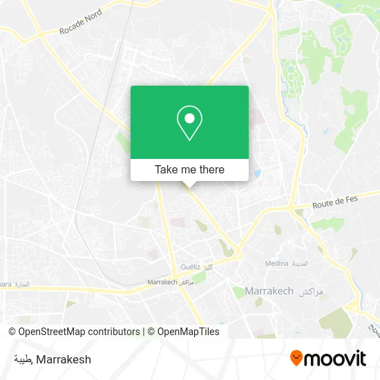 طيبة map