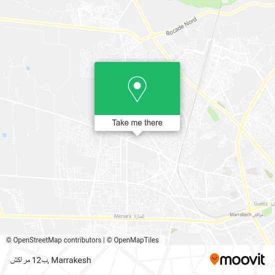 ب12 مراكش plan